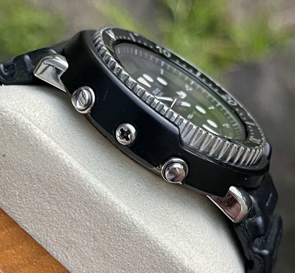 Seiko Arnie Vintage H558 - Montre Double Fuseau Alarme LCD Analogique-Digitale - Édition James Bond