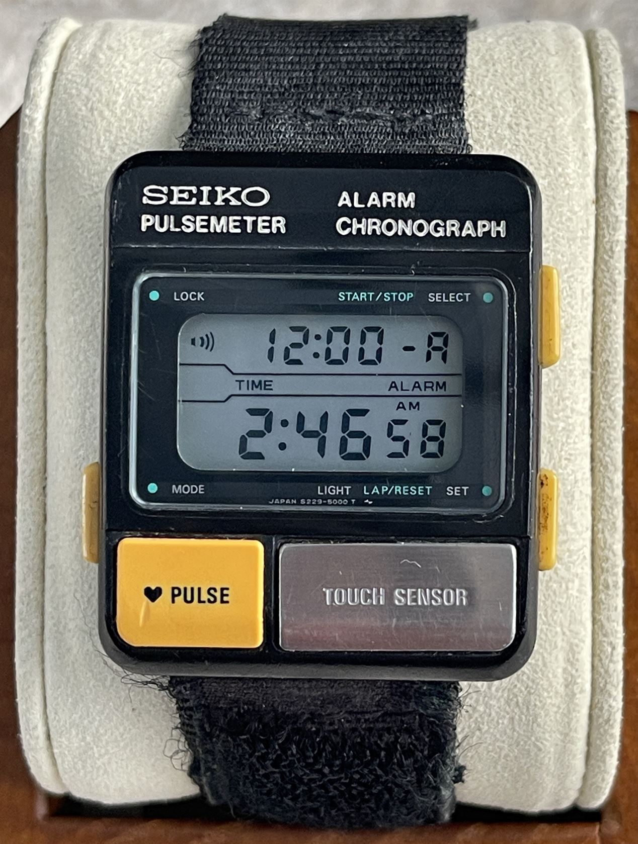 1982 Seiko Pulsemeter Alarm Chronograph Aliens Colonial Marines