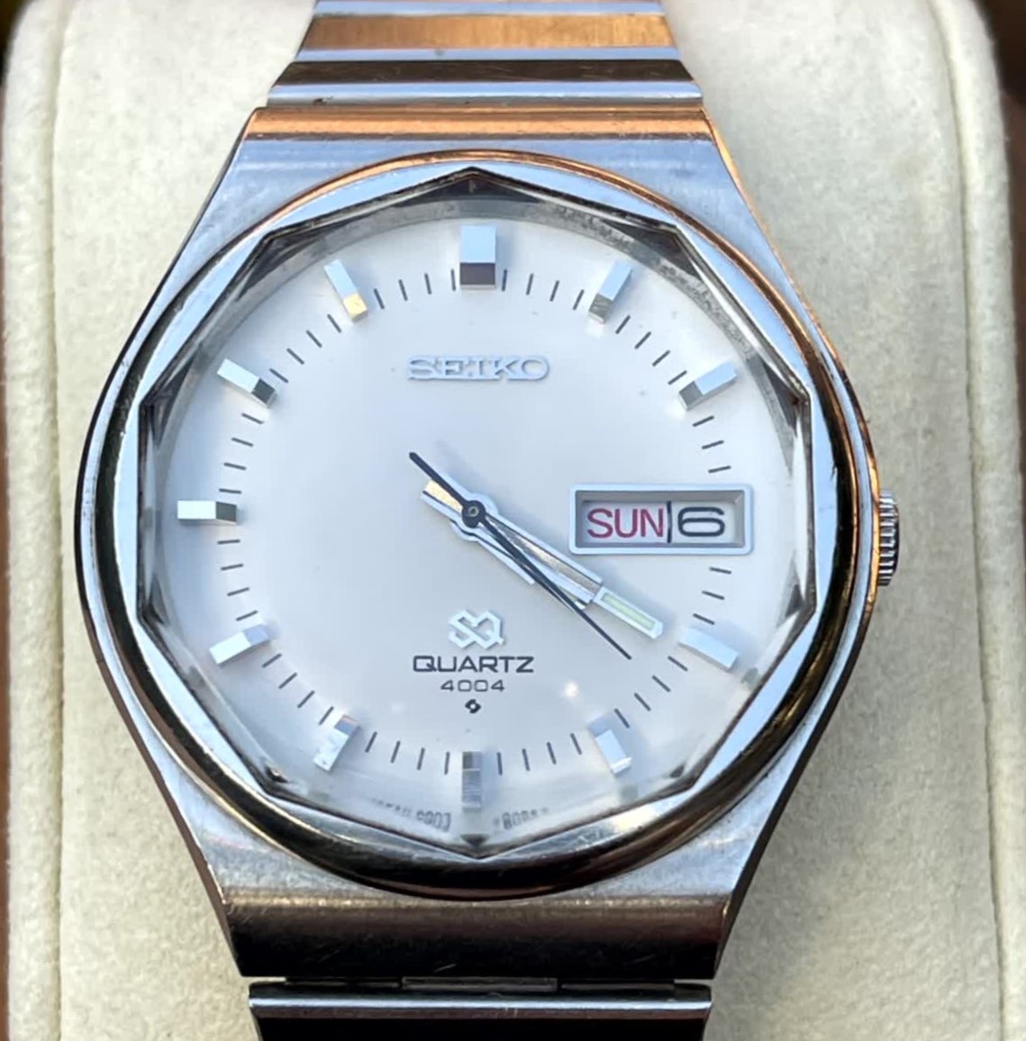 1976 Seiko SQ 4004 Quartz Vintage Watch - Chrono Collect