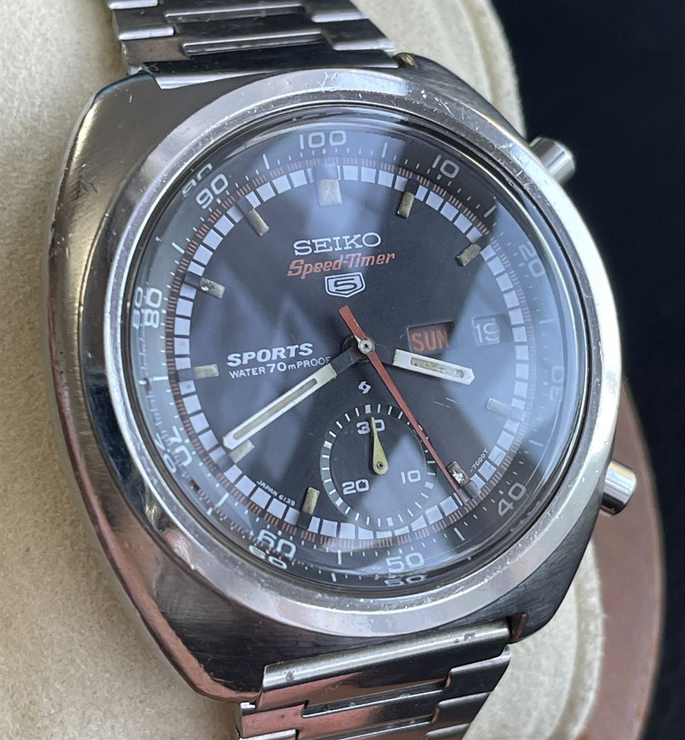 1970 Seiko Speedtimer Chronograph 6139-7000 - Chrono Collect