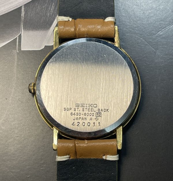 1984 Seiko 6430-6000 Slim Quartz - Image 4