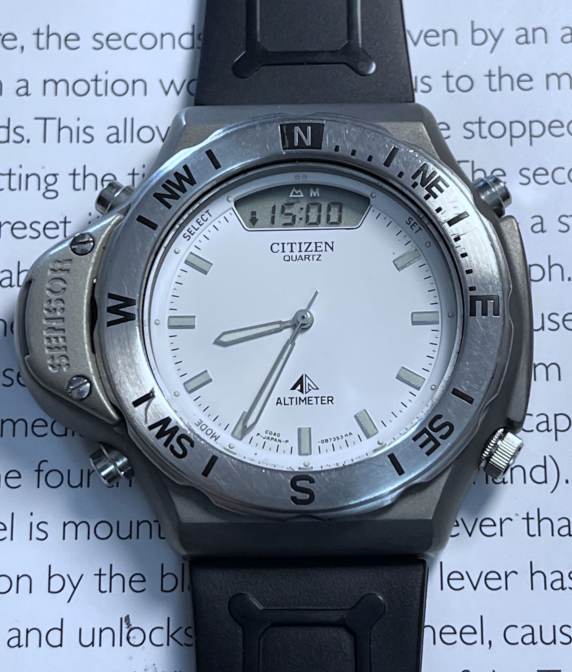 1989 Citizen Promaster Altichron Titanium - Chrono Collect