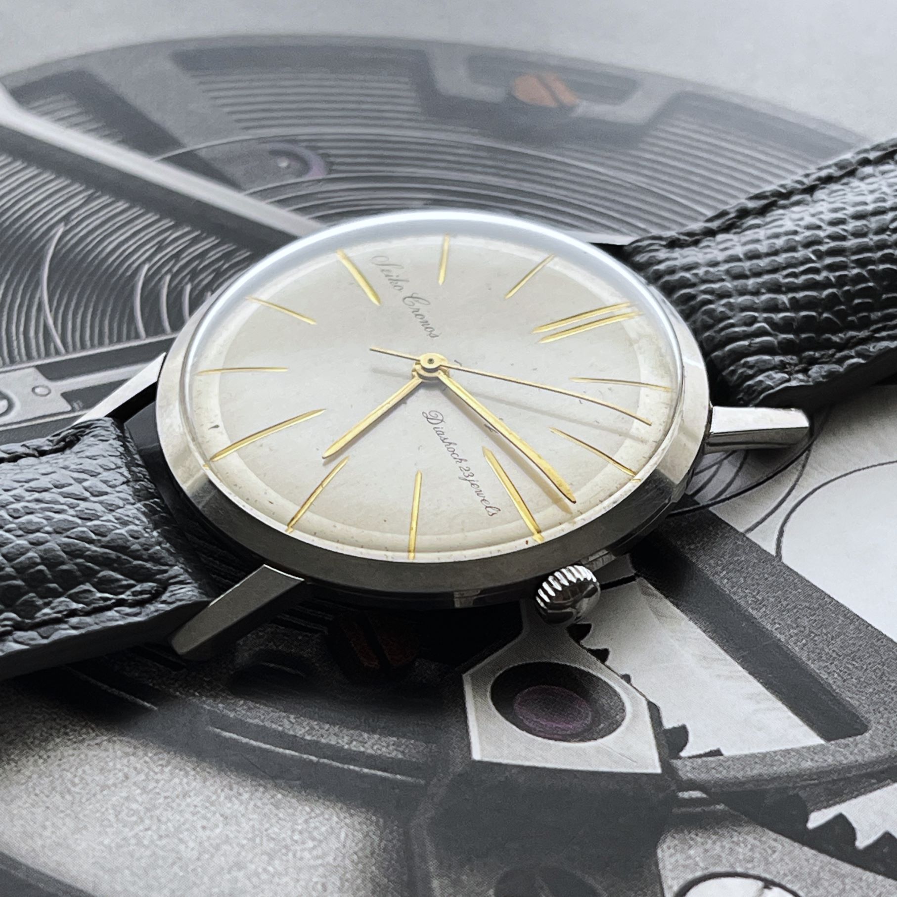 SEIKO セイコー J14021 クロノス 23石 14K GOLDFILLED 手巻き メンズ 
