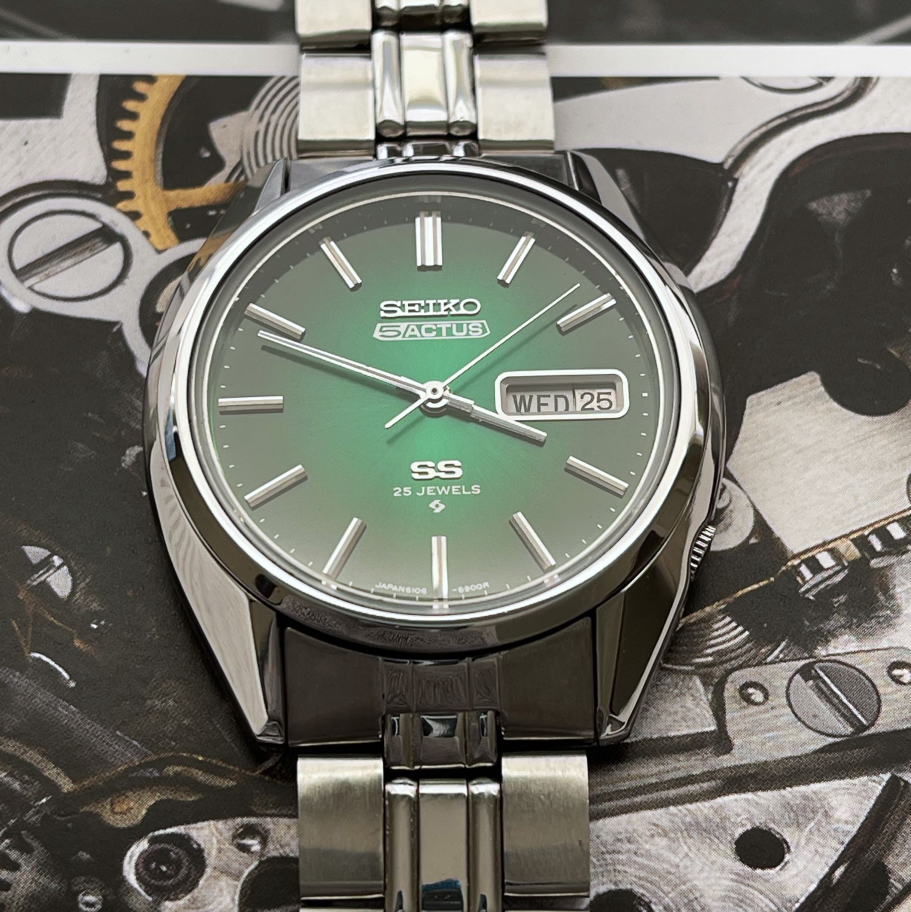 1975 Seiko 6106-8660 5 Actus JDM - Chrono Collect